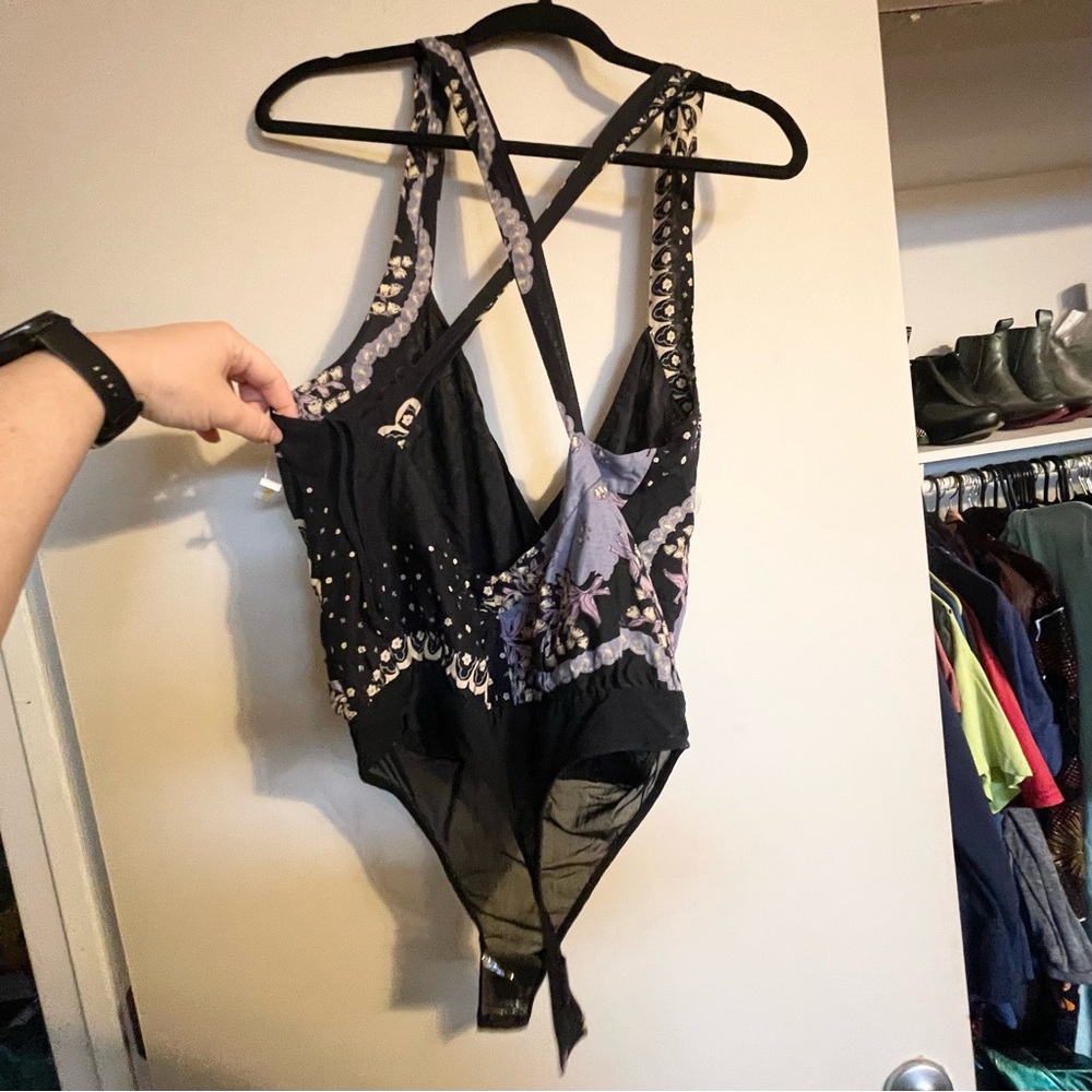 Free People Intimately Sweet Thing Bodysuit sz M - Picture 6 of 9